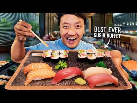 Видео: Этот шведский стол с суши и лобстерами за 67 долларов, где можно есть сколько угодно, просто объе...