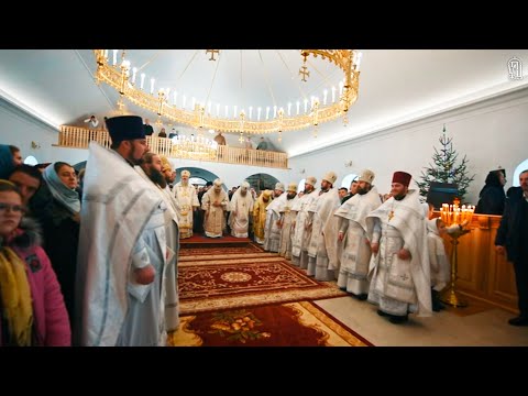 Видео: Предстоятель освятив новий храм у Зимненському жіночому монастирі