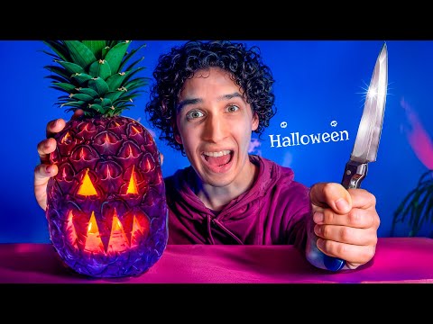 Видео: Фонарь Джека из АНАНАСА!