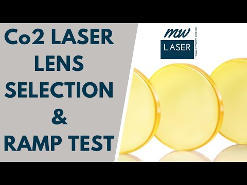 Видео: Выбор линз для CO2-лазера и тестирование на рампе