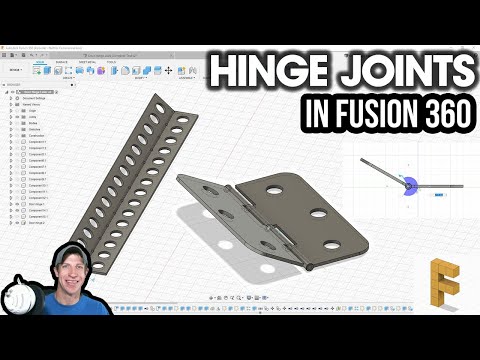 Видео: Создание ПОДВИЖНЫХ ШАРНИРНЫХ СОЕДИНЕНИЙ в Autodesk Fusion 360 с помощью вращательного соединения!