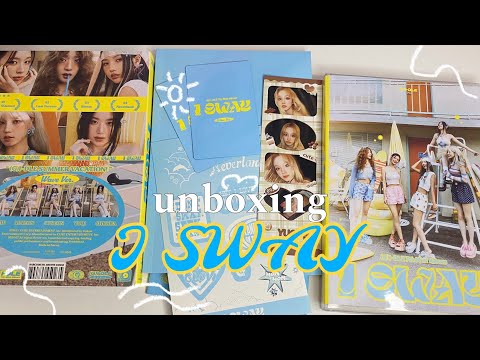 Видео: распаковка альбома (G)I-DLE - I SWAY “wave ver.” 🌊 | супер летние леди💘