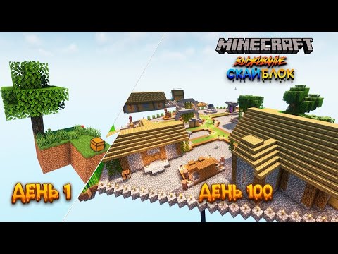 Видео: 100 Дней на СКАЙБЛОКЕ►Minecraft