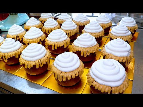 Видео: Капучино кофейный мастер торт с молочной пеной / Корейская уличная еда