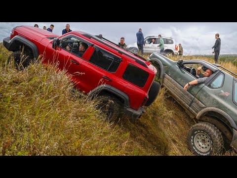 Видео: АДРЕНАЛИНОВЫЕ ГОРКИ! Off-road на  TANK 300, OPEL FRONTERA, SUZUKI,  MITSUBISHI, УАЗ, НИВА!