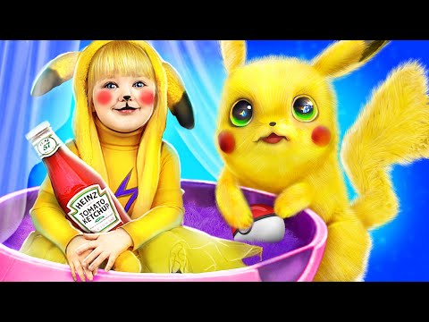 Видео: Моя няня — покемон! Хорошая няня vs плохая няня!