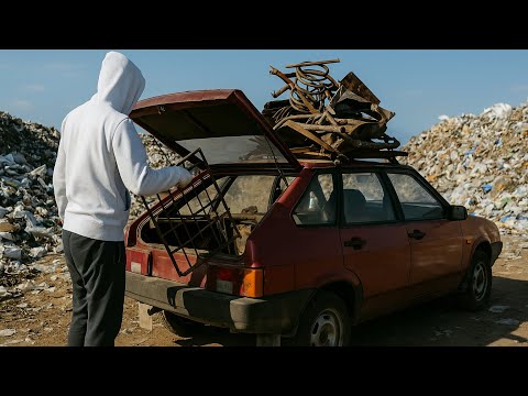 Видео: Поиски металлолома на свалке,спасение железа со свалки