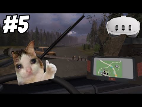 Видео: Я дальнобойщик! №5 | MudRunner VR Rus | Quest 3