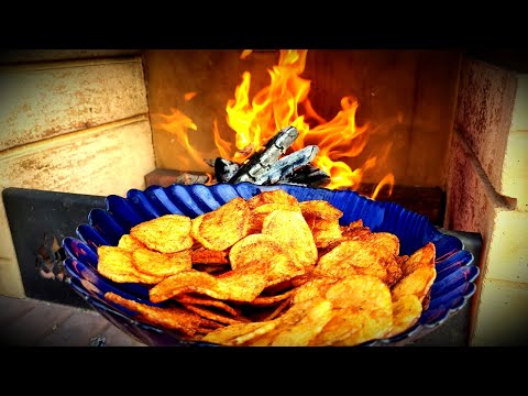 Видео: Картофельные ХРУСТЯЩИЕ ЧИПСЫ в домашних условиях! ENG SUB