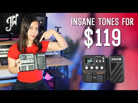 Видео: Доступный моделирующий гитарный процессор с тембрами из известных песен? | NUX MG-101