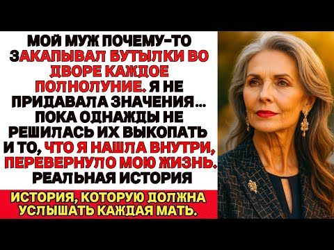 Видео: Мой муж закапывал бутылки во дворе каждое полнолуние. Когда я их выкопала — обнаружила нечто…