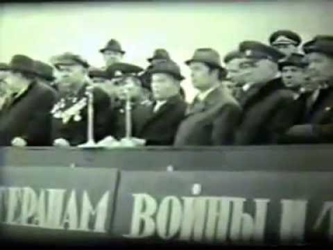Видео: Открытие мемориала, 1975 год, город Юрга.