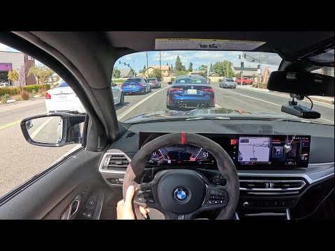 Видео: POV: За рулём моего безкатового даунпайпа M340 (Встреча с /Z06 и тюнингованными BMW)