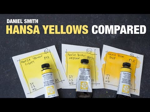 Видео: Сравнение DS Hansa Yellows