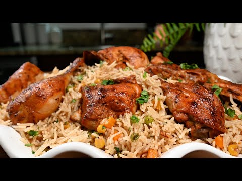 Видео: Простой способ приготовить идеальную курицу с рисом 😊