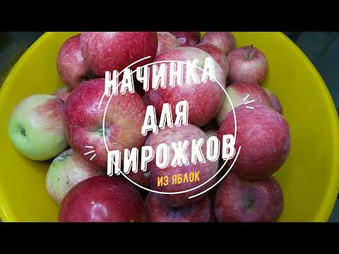 Видео: НАЧИНКА ДЛЯ ПИРОЖКОВ ИЗ ЯБЛОК.FILLING FOR APPLE PIES.