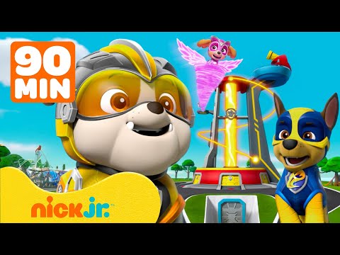 Видео: Щенячий патруль | Лучшие спасения Руббла с башни! 🐾 90 минут | Nick Jr. Cyrillic