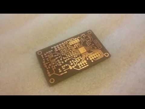 Видео: CNC #6 Сверление печатной платы на самодельном ЧПУ станке. Экспорт из Sprint-Layout