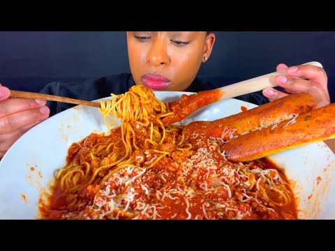 Видео: ASMR MUKBANG CHEESY SPAGHETTI МЯСНЫЙ СОУС ПАСТА НАСТОЯЩАЯ ЕСТЬ ЗВУКИ НЕ ГОВОРИТ 먹방 EATING SHOW