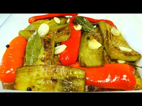 Видео: Маринованные Баклажаны Невозможно Оторваться! Быстро и Вкусно! Холодная Закуска!