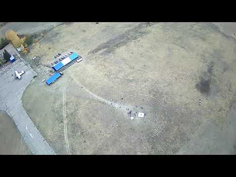 Видео: Прыжок на соревнованиях по точности приземления