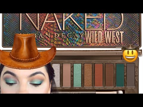 Видео: WILD WEST Urban Decay | 4 макияжа и обзор палетки теней