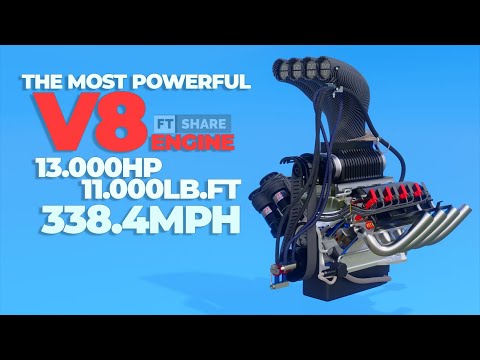 Видео: Как такое возможно??! САМЫЙ МОЩНЫЙ В МИРЕ ДВИГАТЕЛЬ V8