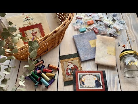 Видео: 30.Покупки Осень-Зима. Mirabilia новые и раритеты. MillHill.Ткани на траве.Вышивка крестом/крестиком