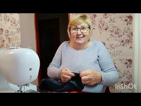 Видео: Укоротила 👖 джинсы# в спальных костюмах длинные брюки.