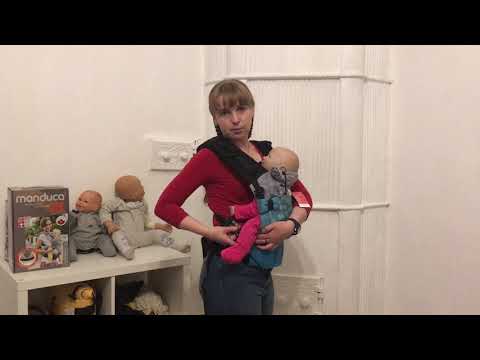 Видео: Инструкция к эргорюкзаку Дислинг для детей, которые не умеют сидеть.