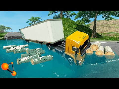 Видео: САМОДЕЛЬНЫЙ МОСТ ПОРВАЛСЯ! ПРЕВЫШЕНИЕ ВЕСА ФУРЫ ПО МОСТУ | BeamNG.drive