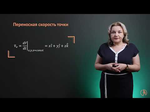 Видео: Сложение скоростей точки