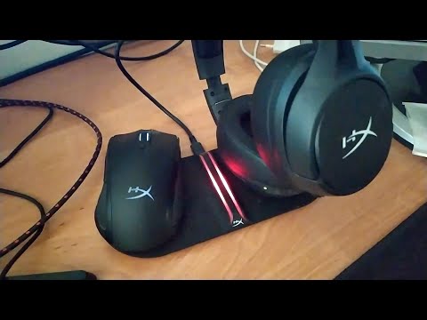 Видео: Беспроводная гарнитура HyperX Cloud Flight S и станция HyperX Chargeplay base - Распаковка и обзор