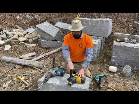 Видео: Сверла и коронки для колки камня