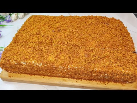 Видео: Медовик тающий во рту 100% результат! Теперь вы будете готовить коржи только так! 