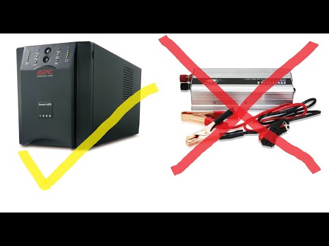 Видео: Всем смотреть! Про косяки инверторов, или почему APC Smart-Ups ставит их р..ом!