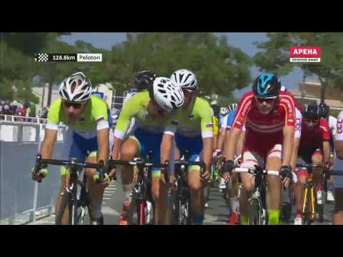 Видео: ЧМ 2016. Групповая гонка. Юниоры.