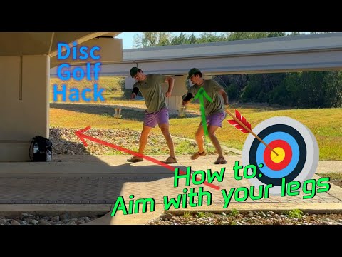 Видео: Как: прицеливаться нижней частью тела в диск-гольфе