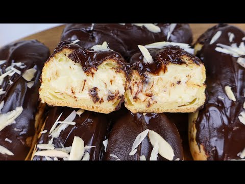 Видео: Как в детстве ❤️ ЭКЛЕРЫ С ТВОРОЖНЫМ ЗАВАРНЫМ КРЕМОМ 😋 Получаются у всех!