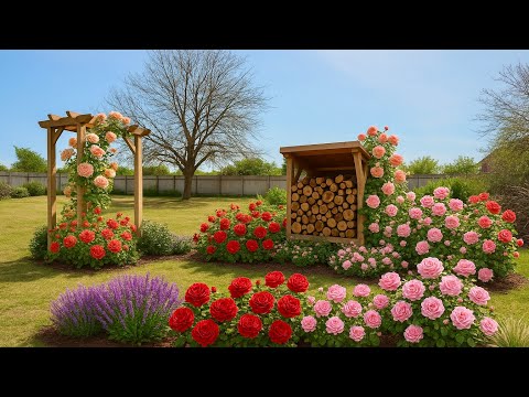 Видео: Vlog Жизнь в селе 🏡 Как я сажала 50 роз🌹 И два огромных дерева🌳