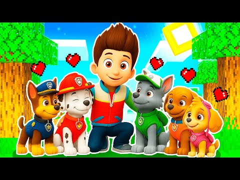 Видео: РАЙДЕР УСЫНОВИЛ ЩЕНЯЧИЙ ПАТРУЛЬ В МАЙНКРАФТ МУЛЬТИК!