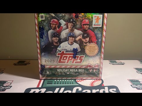 Видео: Пронумерованные Хромы! 🔥 Открываем (3) мегабокса с праздничным бейсболом Topps 2025 года!