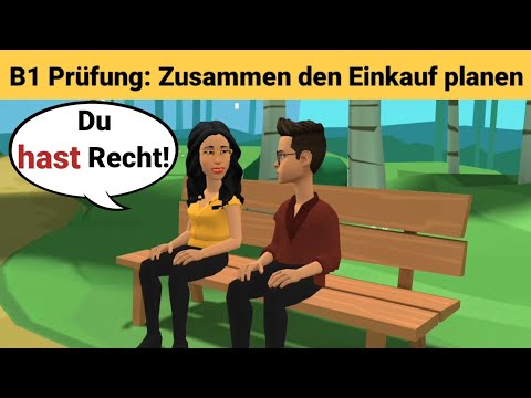 Видео: Устный экзамен по немецкому языку B1 | Планируем что-то вместе/диалог | Разговор Часть 3: Поход по