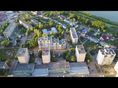 Видео: п. Строитель, Тамбовский р-н. С высоты 120-150м. Аэросъемка 4K. Лето 2018.