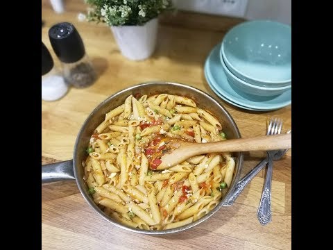 Видео: Правильное питание: паста с овощами. Едим макароны и худеем.