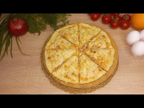 Видео: Вкусная домашняя ПИЦЦА на сковороде на тонком тесте! Пиццу больше не покупаю!