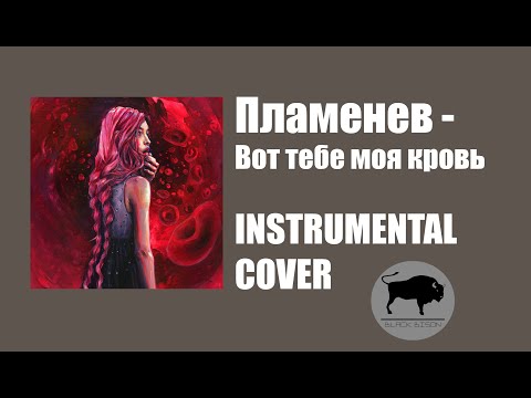 Видео: Пламенев - Вот тебе моя кровь (Instrumental cover by Black Bison)