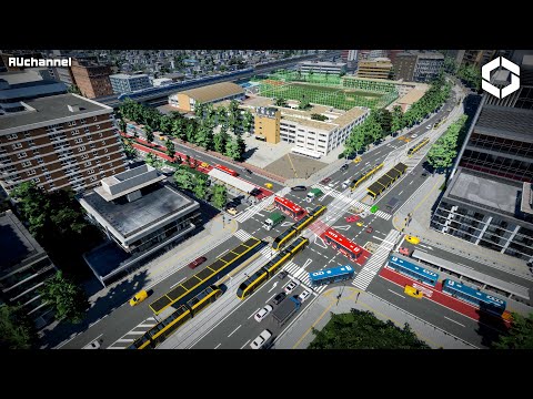 Видео: Масштабная реконструкция самого загруженного перекрёстка! | Cities Skylines 2 | Qingling Island EP15