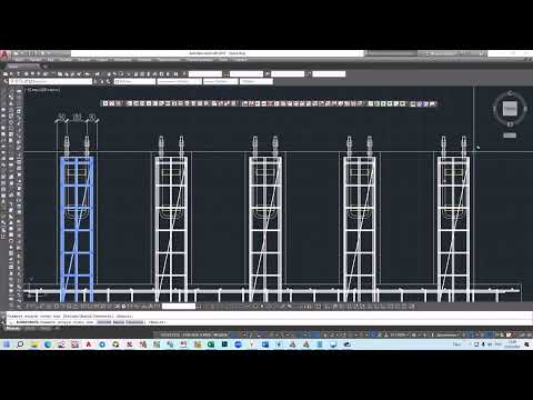 Видео: Проектирование столбчатых фундаментов в Autocad. Армирование прототипами