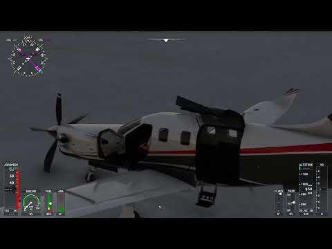 Видео: Обзор и полёт на Daher TBM 930 в MSFS 2020 с VR. Режим автопилота VNAV.